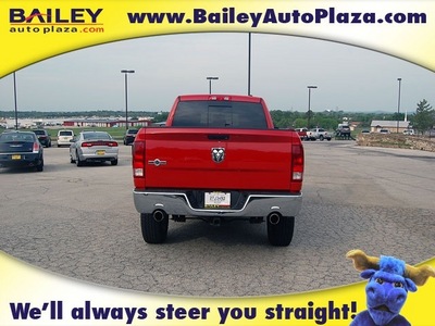 ram ram pickup 1500 2011 red pickup truck lonestar slt gasoline 8 cylinders 2 wheel drive 5 speed automatic 76450