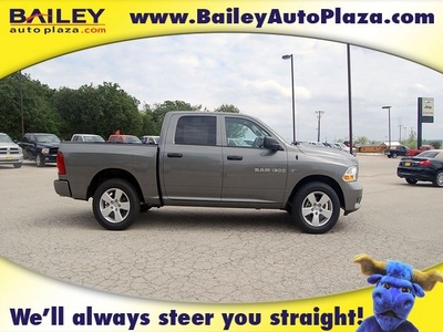 ram ram pickup 1500 2012 dk  gray express 4x2 gasoline 8 cylinders 2 wheel drive 6 speed automatic 76450