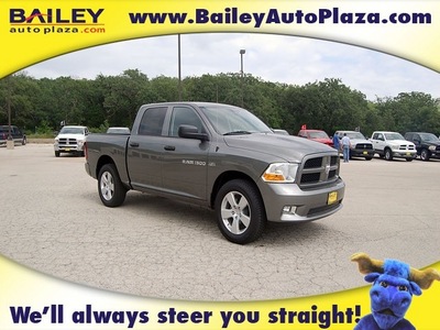 ram ram pickup 1500 2012 dk  gray express 4x2 gasoline 8 cylinders 2 wheel drive 6 speed automatic 76450