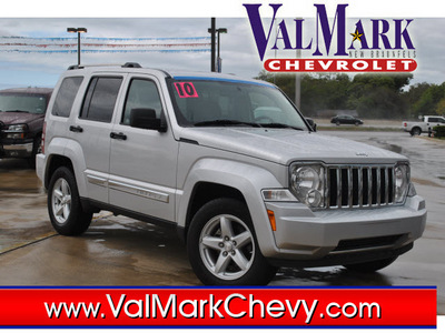 jeep liberty 2010 silver suv limited gasoline 6 cylinders 2 wheel drive automatic 78130