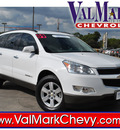 chevrolet traverse 2009 white suv lt gasoline 6 cylinders front wheel drive automatic 78130