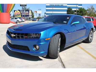 chevrolet camaro 2010 blue coupe ss gasoline 8 cylinders rear wheel drive 6 speed manual 78130