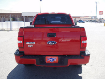 ford f 150 2007 red pickup truck flareside gasoline 6 cylinders rear wheel drive automatic 79936