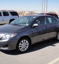 toyota corolla 2010 gray sedan gasoline 4 cylinders front wheel drive automatic 79922