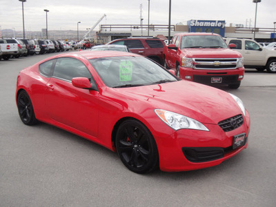 hyundai genesis 2011 red coupe gasoline 4 cylinders rear wheel drive standard 79922