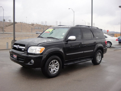 toyota sequoia 2007 black suv limited gasoline 8 cylinders rear wheel drive automatic 79922