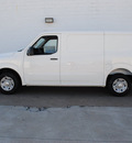 nissan nv 2012 white van 2500 hd s gasoline 8 cylinders rear wheel drive 5 speed automatic 75150
