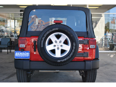 jeep wrangler 2011 red suv sport gasoline 6 cylinders 4 wheel drive automatic with overdrive 78216