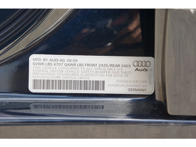 audi a4 2010 blue sedan 2 0t premium plus gasoline 4 cylinders front wheel drive cont  variable trans  77373