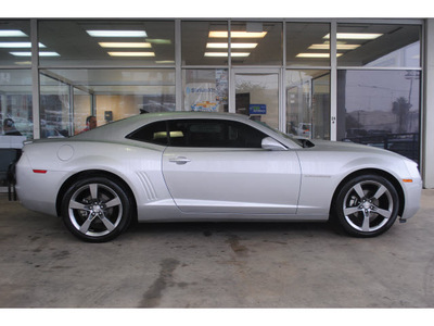 chevrolet camaro 2011 silver coupe lt gasoline 6 cylinders rear wheel drive automatic 78216
