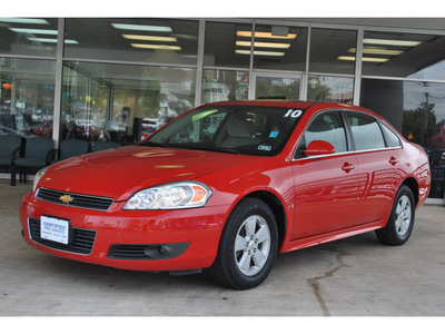 chevrolet impala 2010 red sedan lt flex fuel 6 cylinders front wheel drive automatic 78216