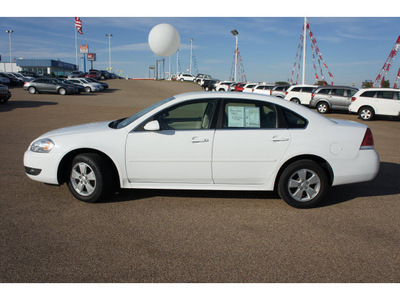 chevrolet impala 2010 white sedan lt gasoline 6 cylinders front wheel drive automatic 76645