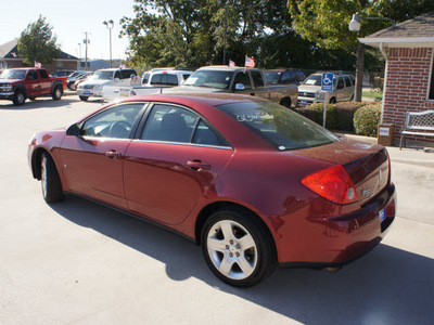 pontiac g6 2008 red sedan gasoline 4 cylinders front wheel drive automatic 76234