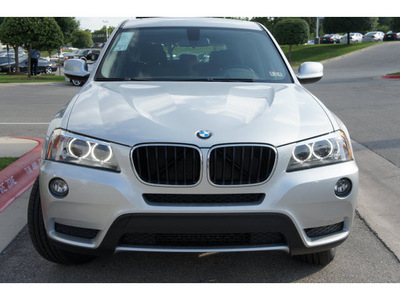 bmw x3 2013 silver suv xdrive28i gasoline 4 cylinders all whee drive automatic 78729