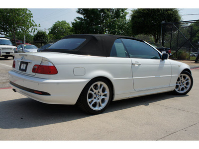 bmw 3 series 2004 white 325ci gasoline 6 cylinders rear wheel drive automatic 78729