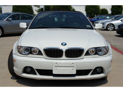 bmw 3 series 2004 white 325ci gasoline 6 cylinders rear wheel drive automatic 78729