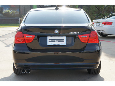 bmw 3 series 2009 black sedan 328i gasoline 6 cylinders rear wheel drive automatic 78729