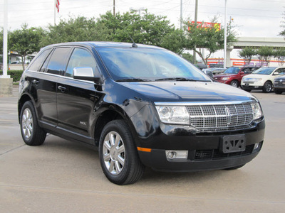 lincoln mkx 2007 black suv gasoline 6 cylinders front wheel drive automatic with overdrive 77074