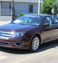 ford fusion 2011 maroon sedan sel gasoline 4 cylinders front wheel drive automatic with overdrive 77074