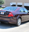 ford fusion 2011 maroon sedan sel gasoline 4 cylinders front wheel drive automatic with overdrive 77074