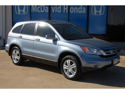 honda cr v 2010 blue suv ex l w navi gasoline 4 cylinders front wheel drive automatic with overdrive 77034