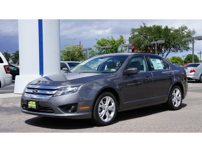 ford fusion 2012 gray sedan se gasoline 4 cylinders front wheel drive automatic 79407