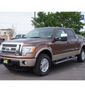 ford f 150 2012 brown lariat gasoline 8 cylinders 4 wheel drive automatic 79407