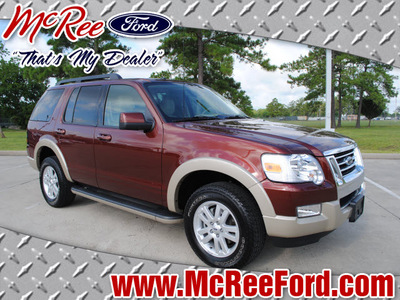 ford explorer 2010 brown suv eddie bauer gasoline 6 cylinders 2 wheel drive automatic with overdrive 77539