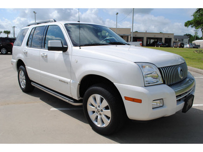 mercury mountaineer 2010 white suv luxury gasoline 6 cylinders rear wheel drive automatic with overdrive 77539