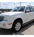 mercury mountaineer 2010 white suv luxury gasoline 6 cylinders rear wheel drive automatic with overdrive 77539