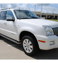 mercury mountaineer 2010 white suv luxury gasoline 6 cylinders rear wheel drive automatic with overdrive 77539