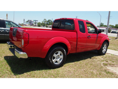 nissan frontier 2005 red pickup truck se gasoline 6 cylinders rear wheel drive automatic 32086