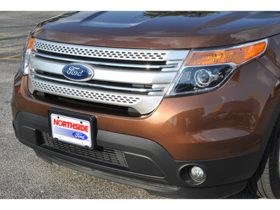 ford explorer 2011 brown suv xlt gasoline 6 cylinders 2 wheel drive 6 speed automatic 78216