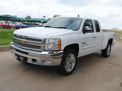 chevrolet silverado 1500 2012 white lt flex fuel 8 cylinders 4 wheel drive not specified 76051