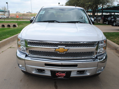 chevrolet silverado 1500 2012 white lt flex fuel 8 cylinders 4 wheel drive not specified 76051