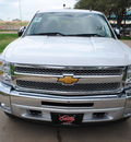 chevrolet silverado 1500 2012 white lt flex fuel 8 cylinders 4 wheel drive not specified 76051