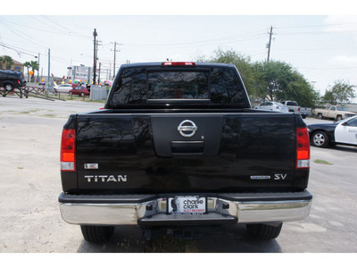 nissan titan 2011 black sv flex fuel 8 cylinders 2 wheel drive automatic 78520