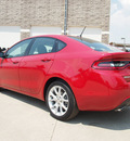 dodge dart 2013 red sedan rallye gasoline 4 cylinders front wheel drive 6 speed manual 80301