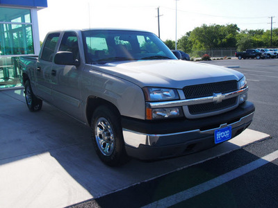 chevrolet silverado 1500 2005 silver ls gasoline 8 cylinders rear wheel drive automatic 76234