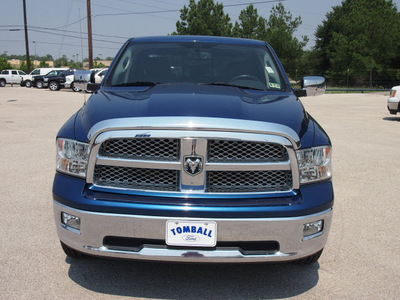 dodge ram pickup 1500 2009 blue laramie gasoline 8 cylinders 2 wheel drive not specified 77375