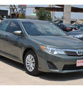 toyota camry 2012 green sedan l gasoline 4 cylinders front wheel drive automatic 78232