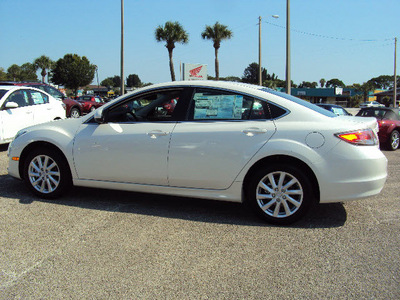 mazda mazda6i 2013 white sedan touring gasoline 4 cylinders front wheel drive automatic 32901