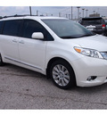 toyota sienna 2012 white van limited 7 passenger gasoline 6 cylinders front wheel drive automatic 77074