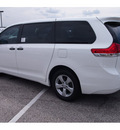 toyota sienna 2012 white van 7 passenger gasoline 4 cylinders front wheel drive automatic 77074
