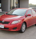 toyota corolla 2010 red sedan le gasoline 4 cylinders front wheel drive automatic with overdrive 77074