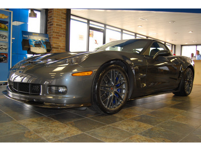 chevrolet corvette 2010 gray coupe zr1 gasoline 8 cylinders rear wheel drive 6 speed manual 77627