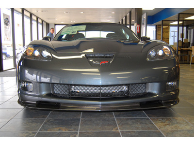 chevrolet corvette 2010 gray coupe zr1 gasoline 8 cylinders rear wheel drive 6 speed manual 77627