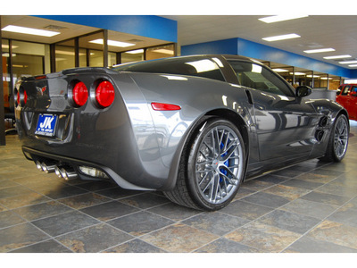 chevrolet corvette 2010 gray coupe zr1 gasoline 8 cylinders rear wheel drive 6 speed manual 77627