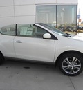 nissan murano crosscabriolet 2011 white suv gasoline 6 cylinders all whee drive cont  variable trans  77471