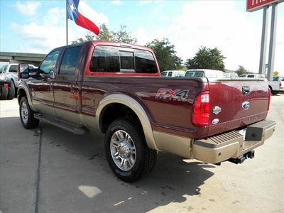 ford f 250 super duty 2012 dk  red king ranch biodiesel 8 cylinders 4 wheel drive 6 speed automatic 77026